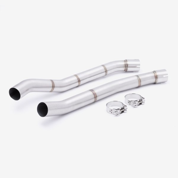 Lextek Stainless Steel Link Pipes for Kawasaki ZZR1400 (12-19)