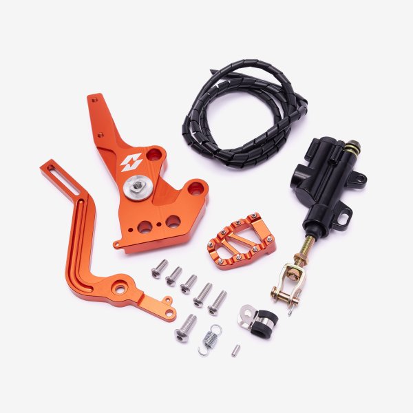 Full-E Charged Rear Hydraulic Foot Brake Orange