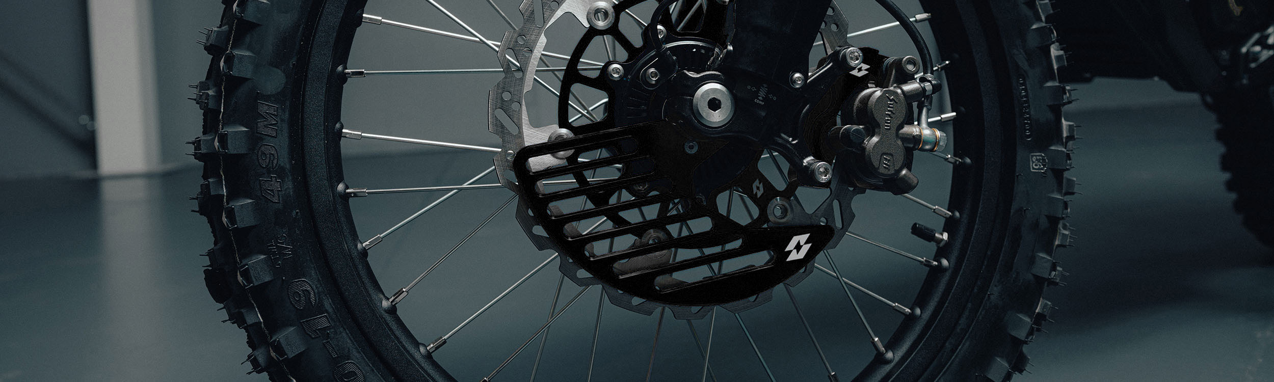 Full-E Charged Front Brake Disc Guard for Ultra Bee Black