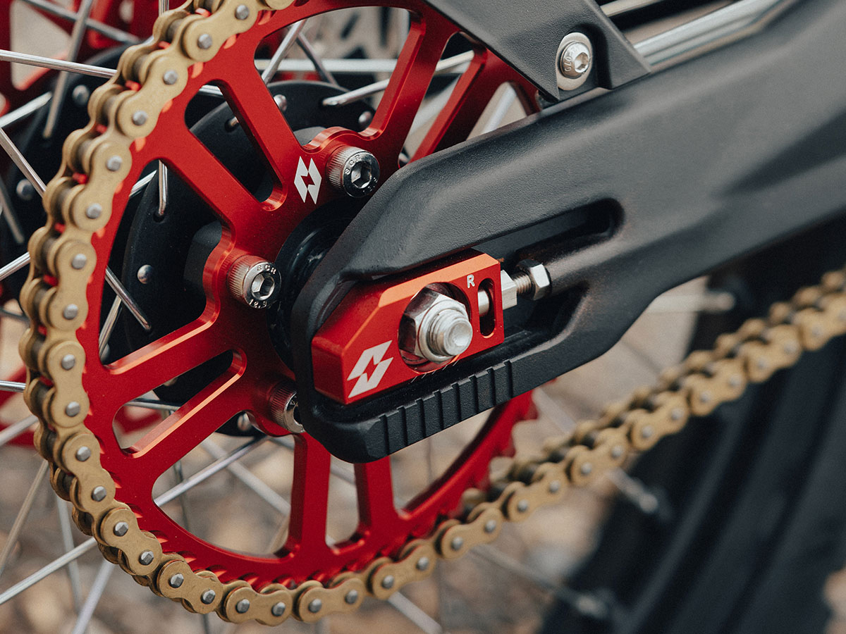 Full-E Charged Rear Sprocket 420-44T Red