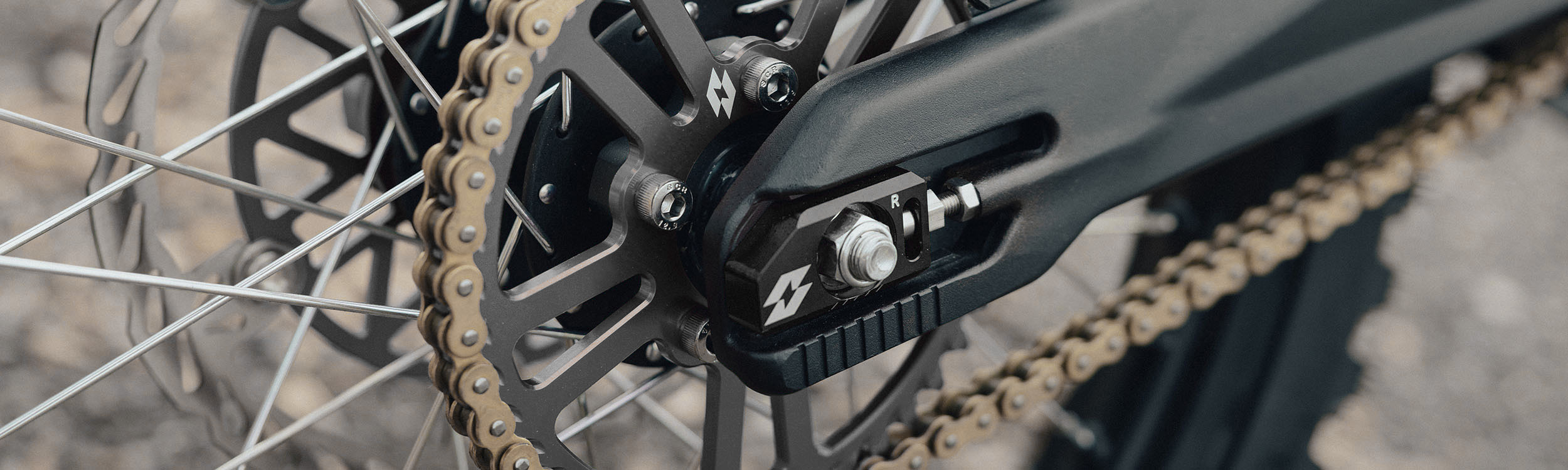 Full-E Charged Rear Sprocket 420-44T Black