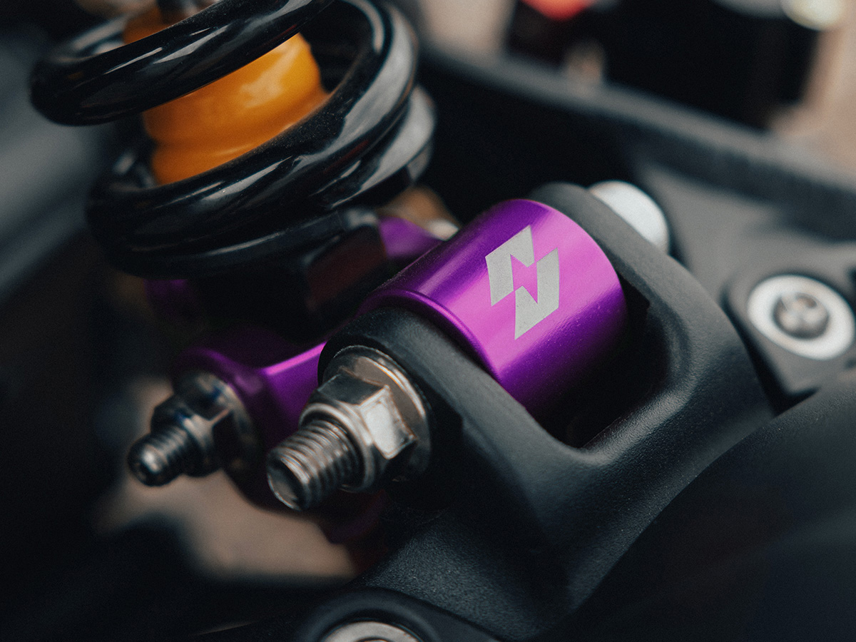 Full-E Charged Rear Shock Linkage Purple