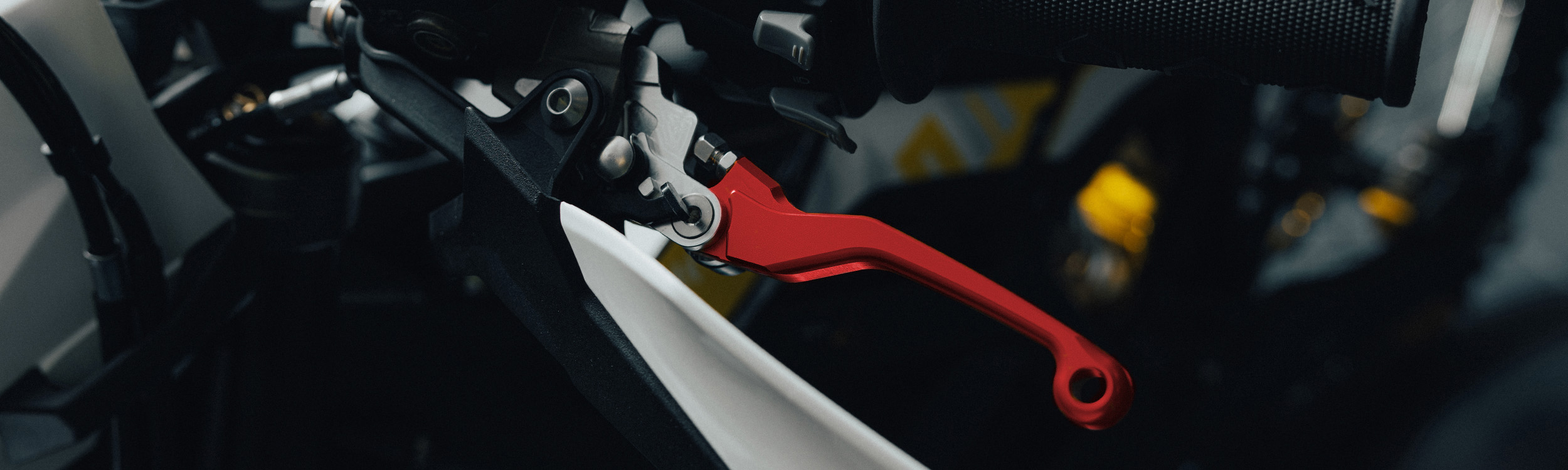 Full-E Charged Adjustable Brake Levers for Ultra bee Red