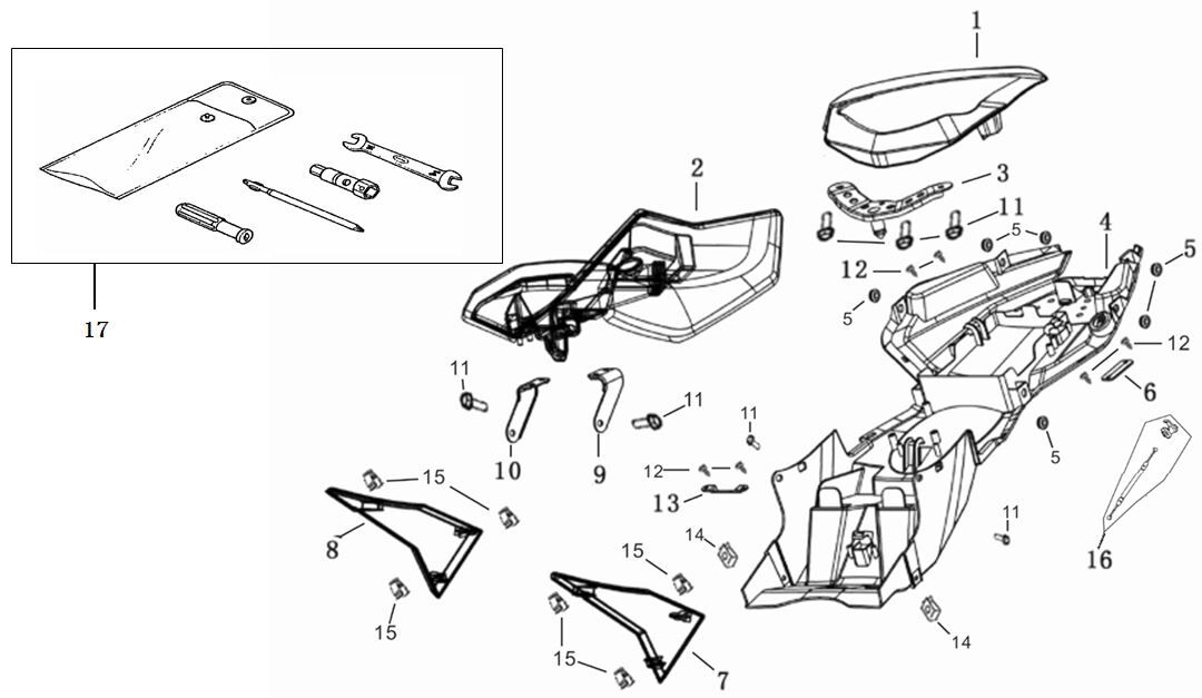 Undertray / Seats
