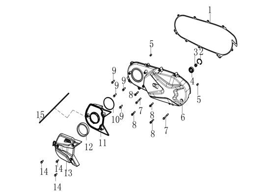 LEFT CRANKCASE COVER