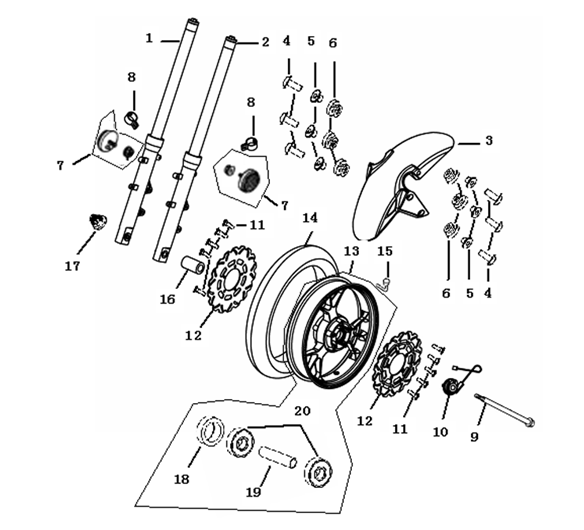 Front Wheel / Suspension