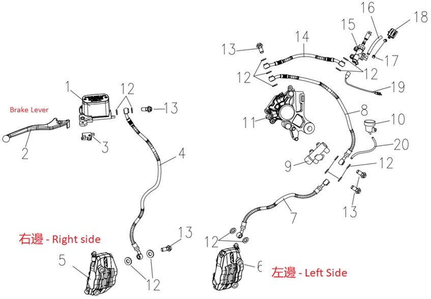 COMBINE BRAKE SYSTEM