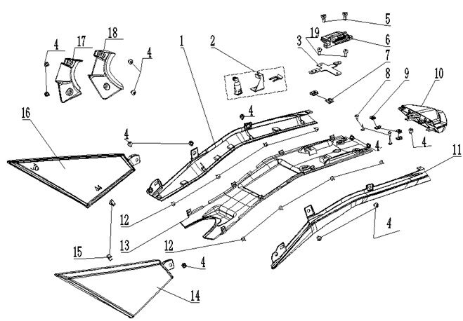 LEFT / RIGHT UNDER SEAT PANELS
