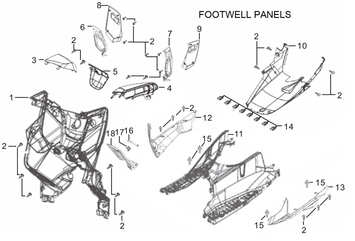 FOOTWELL PANELS 