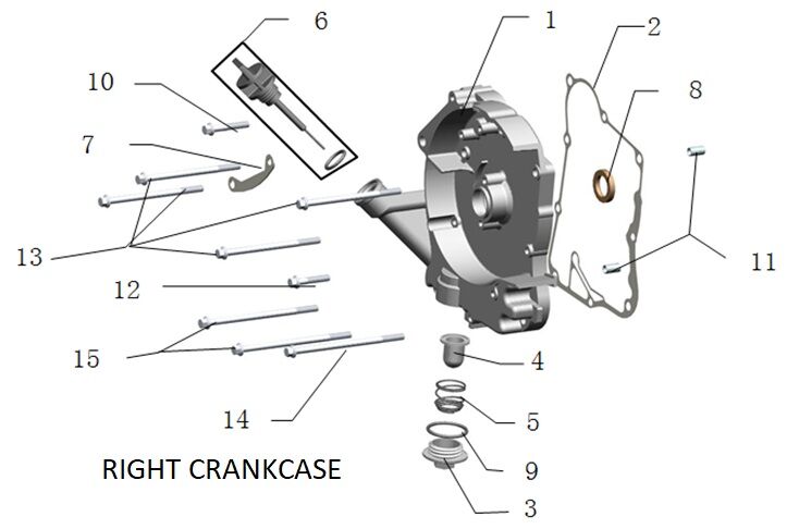 RIGHT CRANKCASE