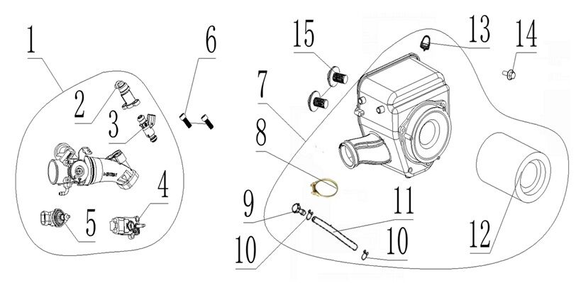 FUEL INJECTION SYSTEM / AIR FILTER