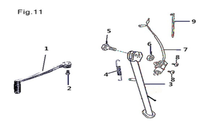 Side Stand/Gear Lever