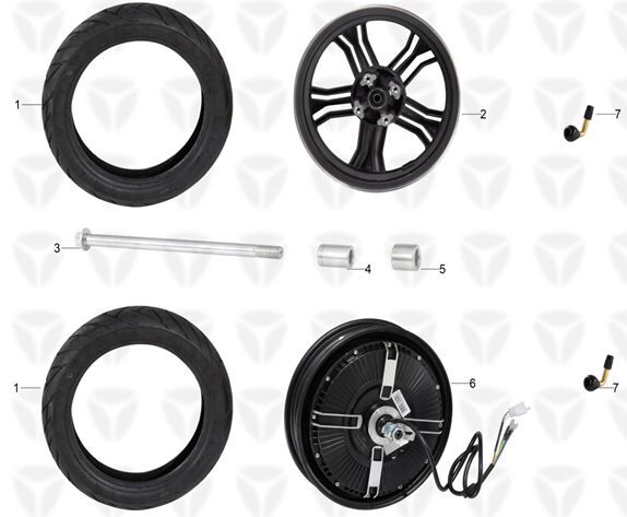 FRONT/REAR WHEEL ASSEMBLY