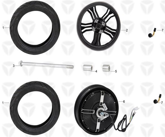 FRONT/REAR WHEEL ASSEMBLY