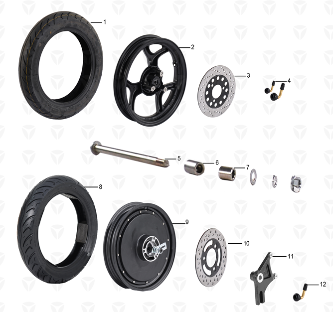 Front/Rear Wheel Assembly