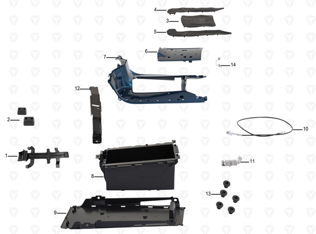 Footwell/Battery Compartment