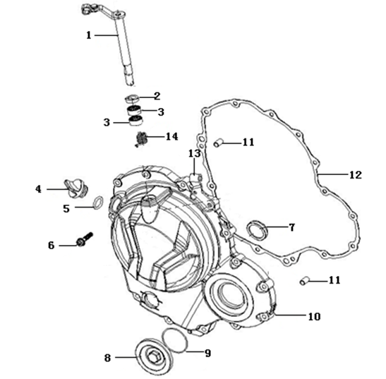 RIGHT CRANKCASE COVER