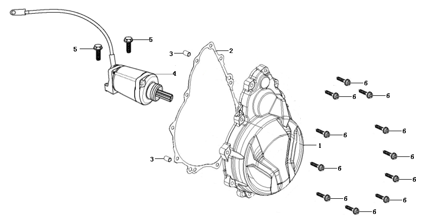 LEFT CRANKCASE COVER 