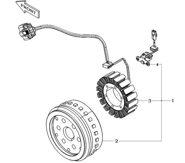 FLYWHEEL STATOR