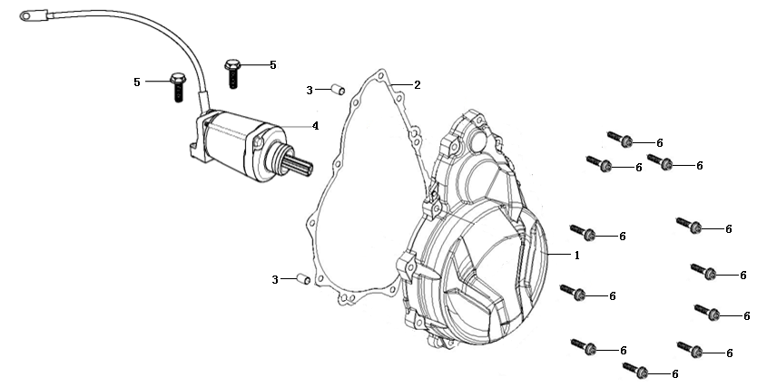 LEFT CRANKCASE COVER 