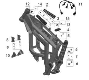 Wiring Loom and Frame Attachments