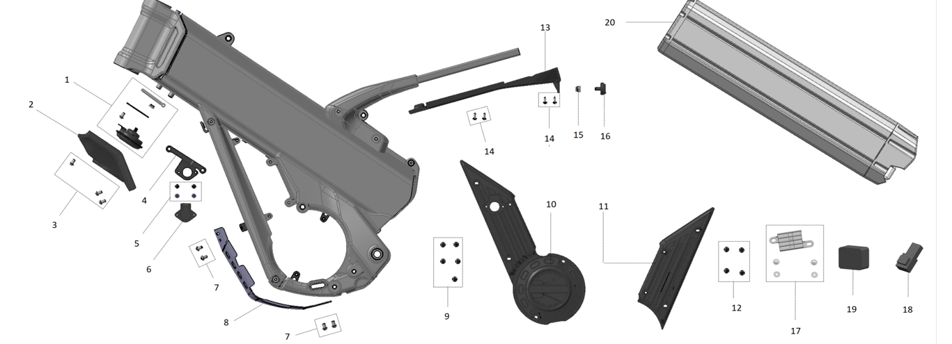 Exterior Fixing Parts