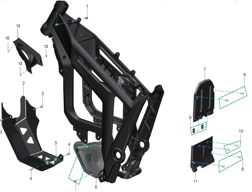EXTERIOR FIXING PARTS
