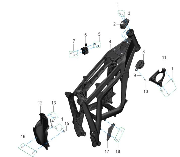 EXTERIOR FIXING PARTS