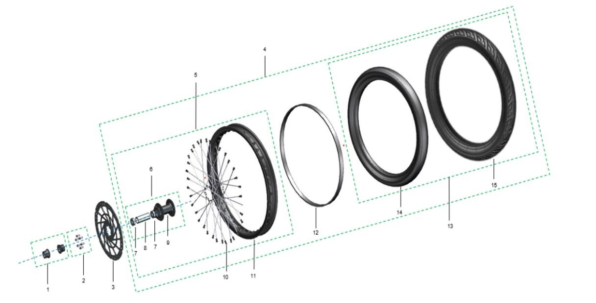 FRONT WHEEL ASSEMBLY