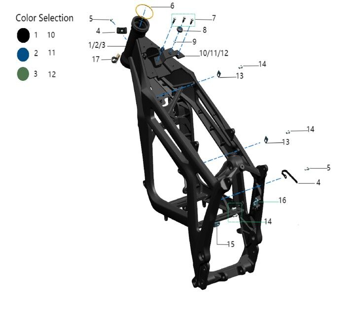EXTERIOR FIXING PARTS