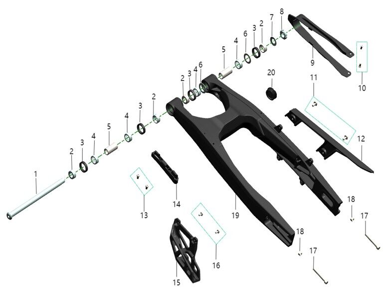SWINGARM ASSEMBLY
