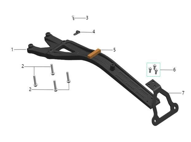 REAR MUDGUARD BRACKET