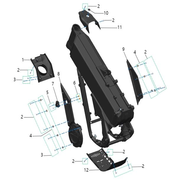 EXTERIOR FIXING PARTS