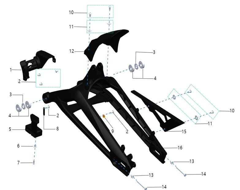 SWINGARM ASSEMBLY
