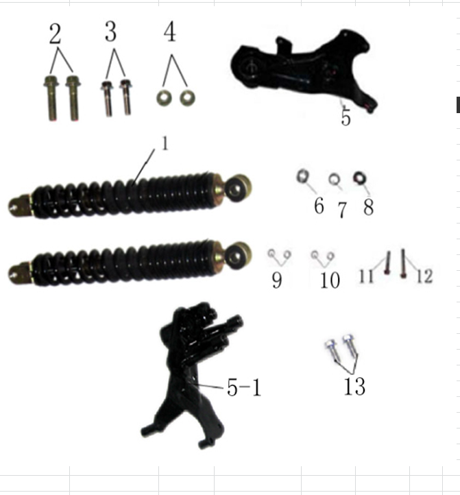 REAR SHOCK ABSORBER 2