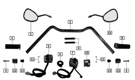 HANDLEBAR/MIRRORS