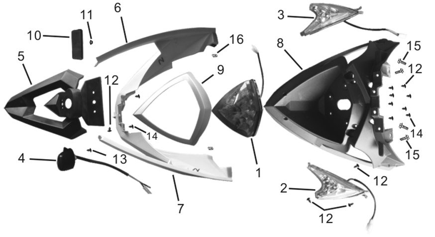 Tail Light/Rear Mudguard