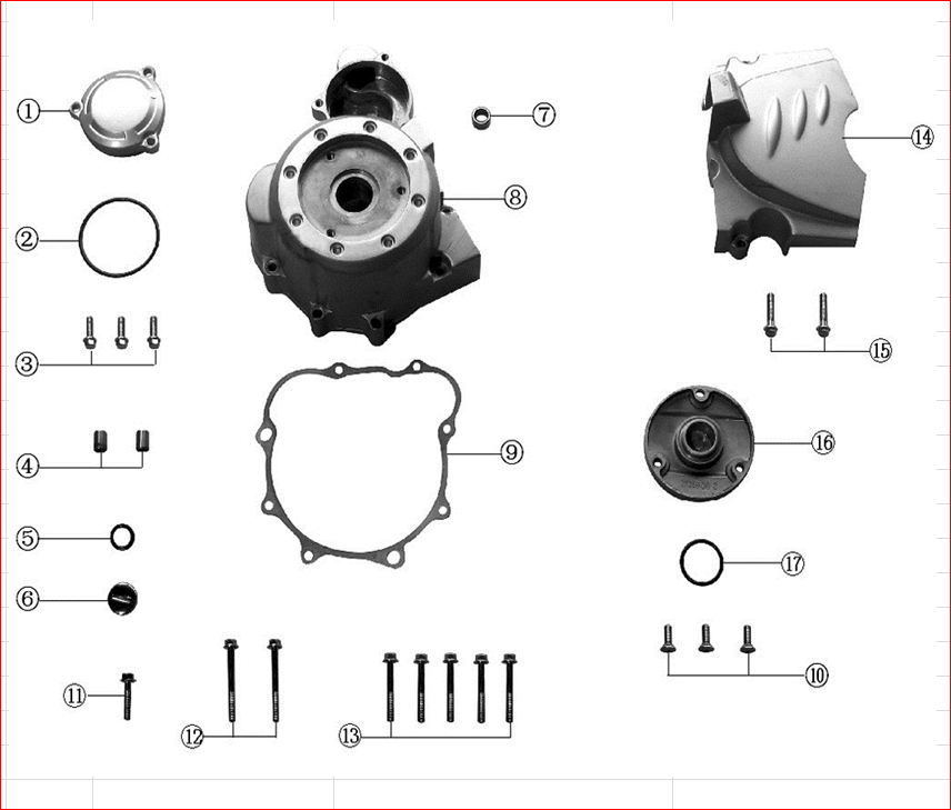 Left Engine Casing #1