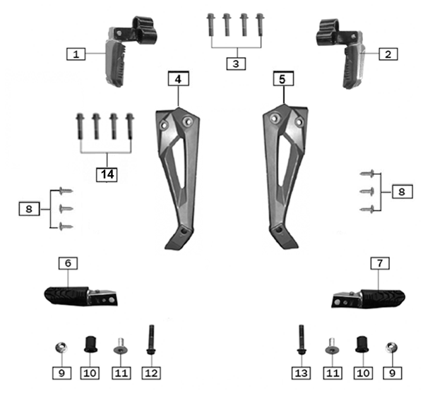 Footpegs