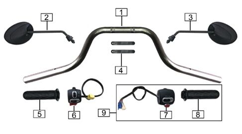 Handlebars / Mirrors / Switches / Grips
