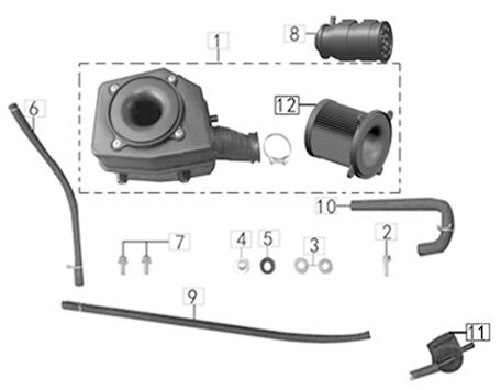 AIR BOX/CHARCOAL CANNISTER