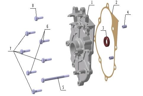 RIGHT CRANKCASE COVER