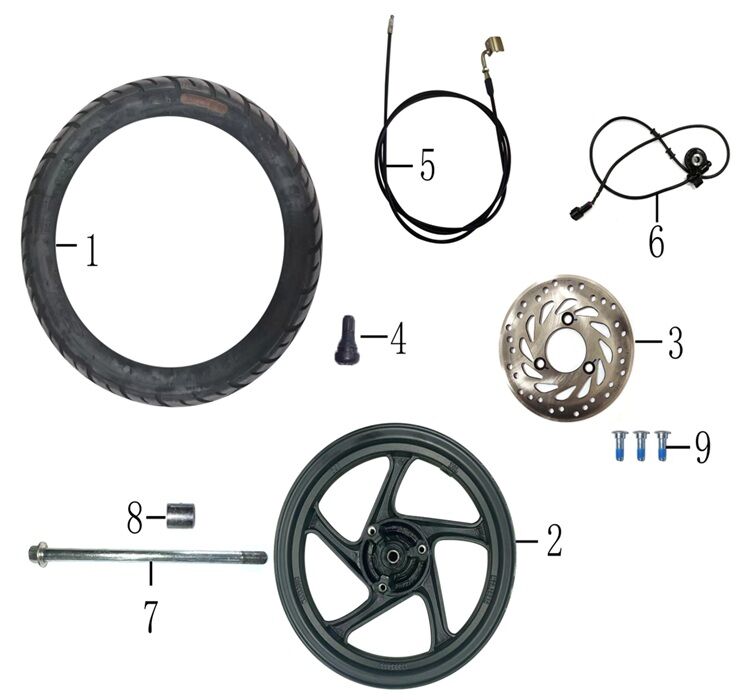 Front Wheel Assy