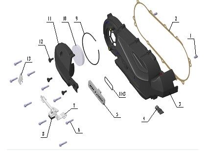 Left Crankcase Cover