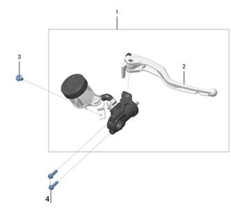 FRONT BRAKE MASTER  CYLINDER