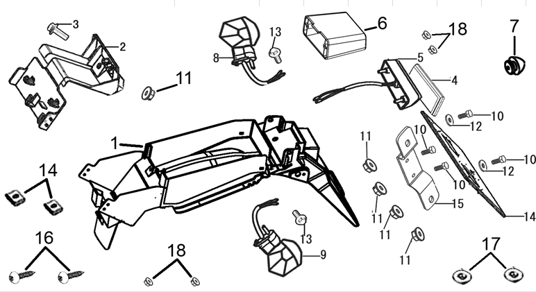 Rear Mudguard