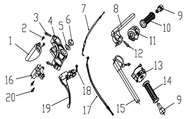 Handlebar/Top Yoke/Grips