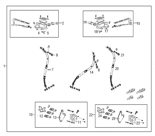 BRAKE SYSTEM COMPLETE