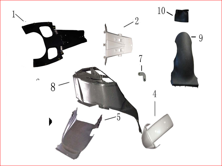 Front/Rear Mudguards