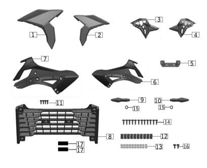 FUEL TANK SIDE PANELS